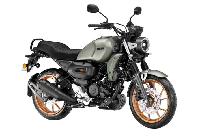 Yamaha FZ X Hybrid front right static in studio